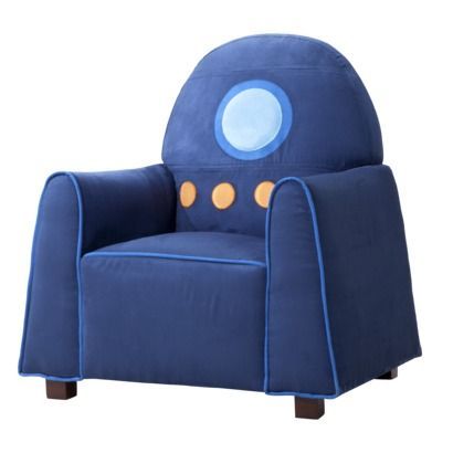 rocket chairs | Rocket chair | Space Baby Rocket Bedroom, Spaceship Room, Rocket Chair, Robot Room, Outer Space Nursery, Chairs And Ottomans, Children's Bedroom Ideas, Rocket Ships, Space Themed Bedroom