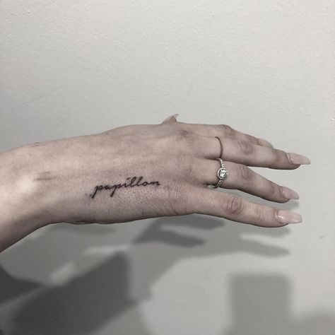 Hand Script Tattoo, Script Tattoo, Dot Tattoos, Tattoo Script, Minimal Tattoo, Tiny Tattoos, Tattoo Studio, Girl Tattoos, Tattoo Artists