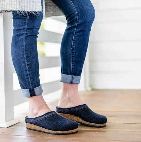 About Stegmann Wool Clogs - Stegmann Clogs Stegmann Clogs, Wool Clogs, Thick Socks, Leather Clogs, Outdoor Wear, Flat Espadrille, Black Wool, Mule Clogs, Mules Shoes