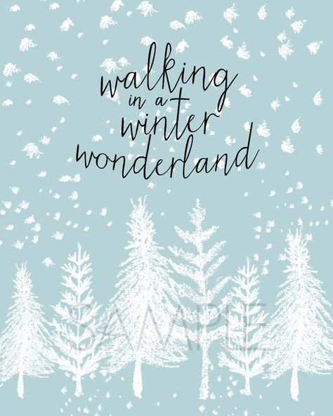 Winter Wonderland Free Printable - Yellow Bliss Road Winter Wonderland-party, Yellow Bliss Road, Winter Printables, Winter Wonderland Decorations, Winter Wonderland Birthday, Winter Quotes, Winter Wonderland Party, Snow Flakes, Subway Art