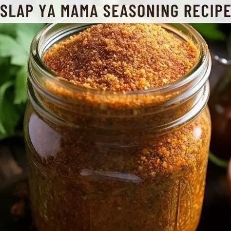 Slap Ya Mama Seasoning Recipe - Easy Kitchen Guide Slap Ya Momma Seasoning Recipe, Diy Slap Your Mama Seasoning, Slap Yo Mama Seasoning Recipe, Slap Your Mama Seasoning Recipe, Slap Yo Mama Seasoning, Slap Ya Mama Seasoning Recipe, Slap Ya Mama Seasoning, Slap Ya Mama, Food Seasoning