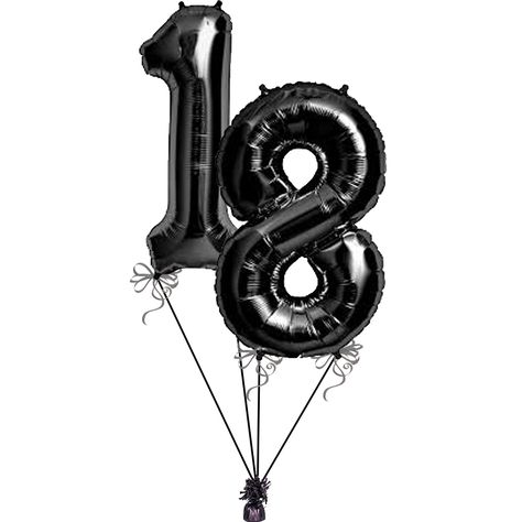 Porque ya voy a ser legal, amigos. 18th Balloons, Black Number Balloons, Number Balloons Birthday, Balloons Number, Happy Birthday To Me Quotes, Birthday Balloons Pictures, 18th Birthday Decorations, Birthday Girl Quotes, Balloon Pictures