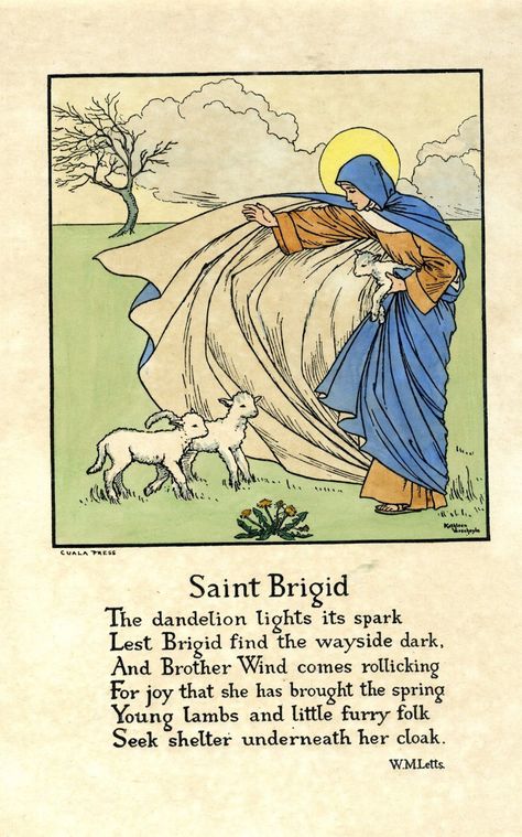 St Brigid Of Kildare, St Brigid Cross Tattoo, Brigid Cross, Saint Brigid, Saint Brigid Of Kildare, St Brigid Of Ireland, Dandelion Light, Celtic Paganism, St Brigid Cross