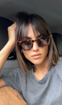 100 Hairstyles, Wispy Fringe, Black Hair Types, Chin Length Haircuts, Bob Hair Color, Half Shaved Hair, Hair Mistakes, Short Brown Hair, Short Hair Trends