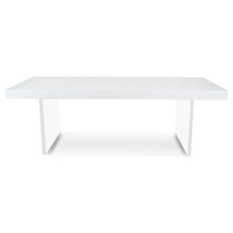 Lucite Plinth Leg Dining Table in White (35,805 MXN) ❤ liked on Polyvore featuring home, furniture, tables, dining tables, white furniture, white dining table, plexiglass table, lucite table and white kitchen table Formal Living Room Decor, Plexiglass Table, White Kitchen Table, Lucite Table, White Dining Table, Dining Table Legs, Dining Table Marble, White Furniture, Modern Dining Table