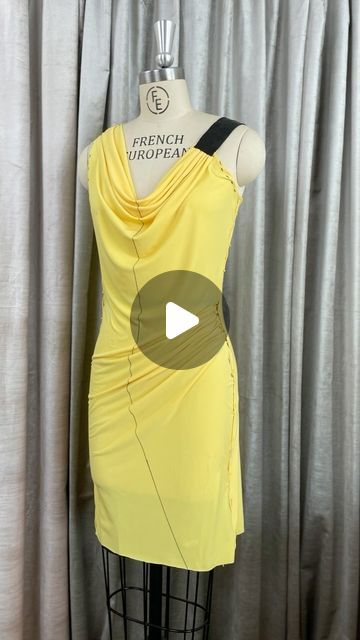 Dress draping techniques