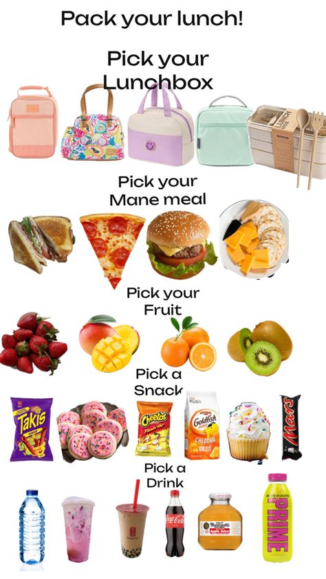 Pick Your Lunch, Make Your Own Lunch, Pack My Lunch, Quick School Lunches, Home Lunch Ideas, Homemade School Lunches, Adult Lunchables, Kids Lunch Box Meals, Back To School Lunch Ideas