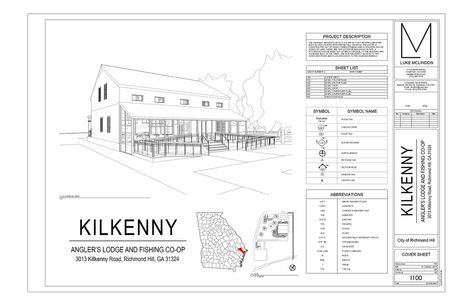 STUDIO 2: Construction Documents on SCAD Portfolios Architecture Presentation Layout, Guard Booth, Autocad Layout, Drawing Layout, Title Block, Green Aesthetics, Presentation Boards, Construction Documents, Revit Architecture