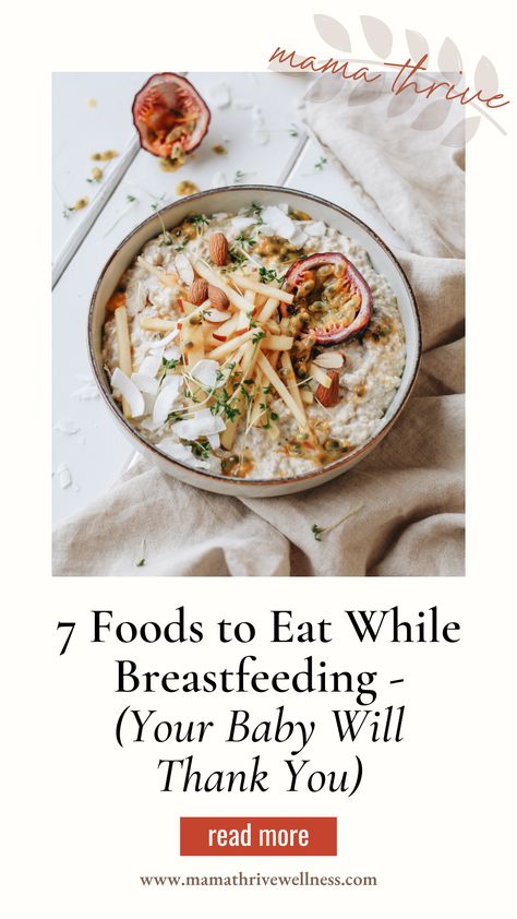 Foods To Eat While Breastfeeding, Nursing Foods, Breastfeeding Nutrition, Breastfeeding Snacks, Breastfeeding Baby, Breastfeeding Foods, Breastfeeding Diet, Clean Eating Meal Plan, Nourishing Foods