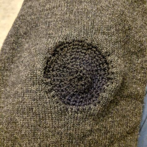 I mended a couple of Rob's sweaters today. This elbow patch is particularly pleasing.  #visiblemending Gnome Reference, Fruits Magazine, Elbow Patch Sweater, Visible Mending, Repair Clothes, Elbow Patch, Elbow Patches, Crafty Stuff, Leather Patches