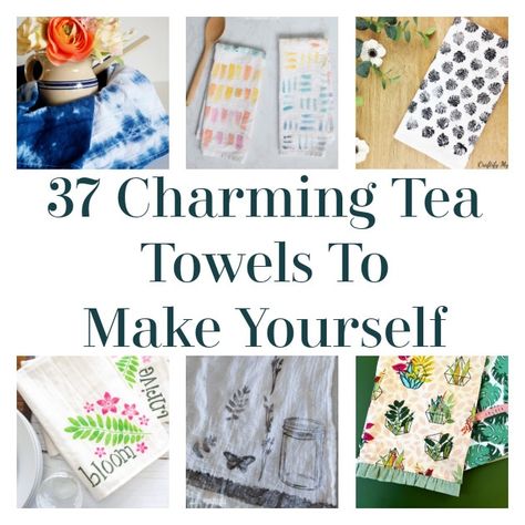 Hello, DIYers! Do you ever get an itch for a DIY project but you don’t want to start something that will take hours and hours on end? Then this is for you! Making your own tea towels is a great, quick project that allows you to enjoy creating something custom and charming for your home, […] The post 37 Charming Tea Towels To Make Yourself appeared first on DIY Projects by Big DIY Ideas. Making Tea Towels, T Towels Ideas, Christmas Tea Towels Diy, Tea Towel Crafts Projects, Making Your Own Tea, Hand Stamped Tea Towels, Diy Tea Towels, Tea Towels Crafts, Tea Towels Diy