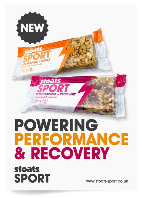 Robot Food designs packaging for Stoats Sport porridge bars | The Drum Packaging Snack, Sport Food, Cereal Bar, Sports Food, Healthy Cat Treats, Food Packaging Design, Energy Bars, Health Eating, Breakfast For Kids