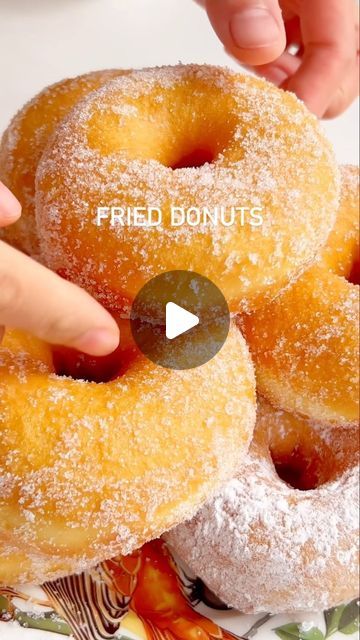 U-Taste Kitchen on Instagram: "Fried Donuts. Recipe linked in my bio. #donut #donuts #donuts🍩 #recipe #cooking #foodie #frieddonuts #frieddonut #viralvideos #viralreels #viralpost" Simple Donut Recipe Fried, Easy Donut Holes Recipe, How To Make Donuts At Home, Homemade Donuts Recipe Easy, Fried Donut Recipe, Fried Doughnut Recipe, Donut Recipe Fried, Big Donuts, Easy Donut Recipe