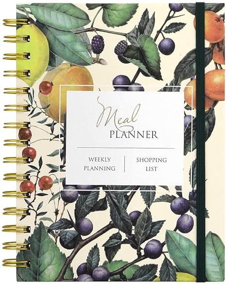 Amazon.com : Hard Cover Meal Planner Notebook - Spiral Bound W/Menu Planner, Reusable Grocery List, Weekly Budget Planner & Gift Box | weekly meal planner : Office Products Reusable Grocery List, Planning List, Weekly Budget Planner, Weekly Budget, Menu Planner, Planner Gift, Menu Planners, Planner Notebook, Weekly Menu