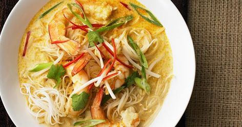 Laksa Soup Recipe, Laksa Recipe, Laksa Soup, Mango Curd, Cranberry Chutney, Baking With Honey, Indonesian Cuisine, Fennel Salad, Asian Soup