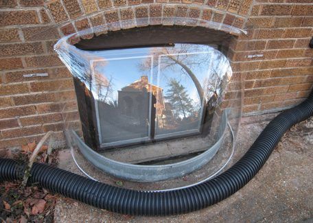 Metal Window Wells - Window Well Covers- Window Bubble Basement Window Well Covers, Bubble Window, Basement Window Well, Seattle Weather, Well Covers, Window Well Cover, Window Wells, Basement Window, Flood Prevention