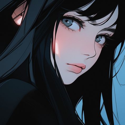 Anime girl, anime girl icon, Aesthetic icon, Aesthetic girl icon, 8k, 4k, high quality icon, gothic girl icon, 90s anime, retro anime Anime Style Digital Art, Cool Anime Girlies, Anime Pictures Profile, Hot Anime Female Character Icon, Anime Girlies Pfp Black, Anime Girlies For Profile, Anime Girlies Cute, Pfp Anime Aesthetic, Anime Girlies