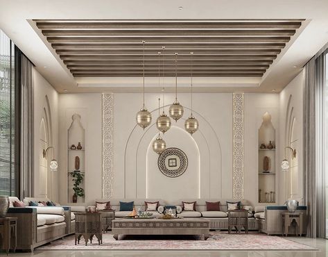 moroccan majles located in Al Riyadh, Saudi Arabia :: Behance Islamic Interior, Islamic Interior Design, Riyadh Saudi Arabia, Interior Design Drawings, Asian Paints, Arabic Design, Modern Moroccan, Prop Design, 3d Warehouse