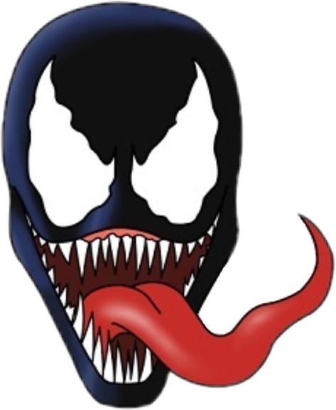 Venom Cartoon Drawing, Venom Mask Printable, Venom Svg Free, Venom Template, Venom Outline, Venom Cookies, Venom Cake Ideas, Venom Printable, Venom Face Paint