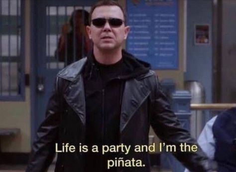 Charles Boyle, Life Is A Party, Brooklyn 99, Film Quotes, Tv Show Quotes, Tv Quotes, Brooklyn Nine Nine, E Card, Busan