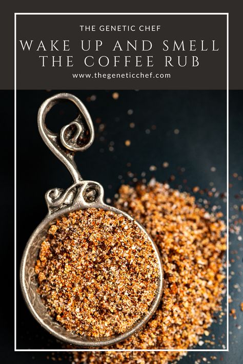 Coffee Meat Rub, Coffee Rub Recipe, Rib Rub Recipe, Coffee Rub, Spice Combinations, Diy Mixes, Steak Rubs, Dry Rubs, Chicken Rub