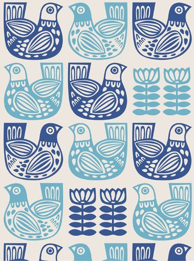 print & pattern Scandinavian Pattern, Animal Illustrations, Scandinavian Folk Art, Folk Embroidery, Scandinavian Art, Arte Popular, Monoprint, Digital Collage Sheets, Lino Print