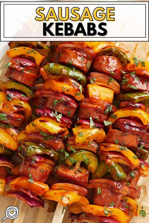 Sausage Kebabs September Meals, Sausage Kebabs, Frugal Dinners, November Recipes, Budget Bites, Sausage Kabobs, Beef Kebabs, Wellness Magazine, Kebabs On The Grill