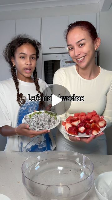 Kat Zoe Clark on Instagram: "@deja_clarkk and I trying hwachae for the first time #recipe" Kat Clark, Hwachae Recipe, Deja Clark, Let Them Eat Cake, First Time, Eat Cake