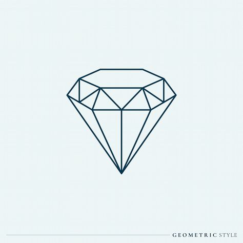 Diamond Drawing Sketches, Diamond Doodle, Origami Vector, Small Diamond Tattoo, Diamond Sketch, Diamond Illustration, Diamond Tattoo Designs, Diamond Tattoo, Diamond Symbol