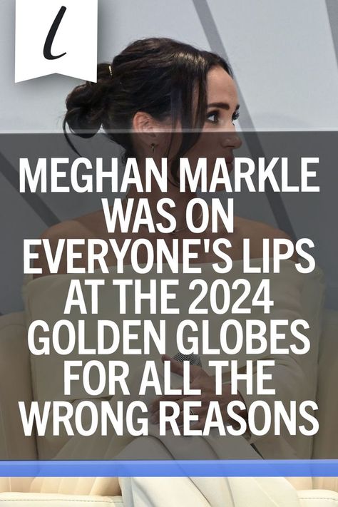 Meghan Markle and Prince Harry aren't at the Golden Globes, but that hasn't stopped them from being talked about, and not always in a good way. #meghanmarkle #royals #royaldrama Meghan Markle 2024, Meghan Markle Toronto, Meghan Markle Today, Meghan Markle Latest, Meghan Mark, Harry And Megan Markle, Mike And Rachel, Jo Koy, Jessica Pearson