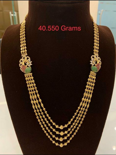 Steps Golusu Gold, Haaram Designs Gold Latest Simple, Step Haram Designs Gold Latest, Haaram Designs Gold Latest, Mohan Mala, Latest Gold Design, Haram Designs Gold Latest, Haaram Designs, Lakshmi Haram