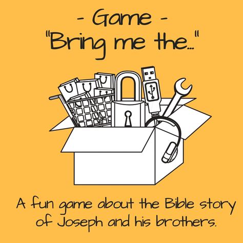 Game - Joseph forgives his brothers: ‘Bring me the…..’ Craft For Joseph Forgives His Brothers, Joseph Object Lesson, Joseph And His Brothers Activities, Joseph Activities For Kids Sunday School, Joseph Forgives His Brothers Activity, Joseph Sunday School Craft, Joseph Bible Story Activities, Joseph And His Brothers Craft, Joseph Crafts For Kids Sunday School