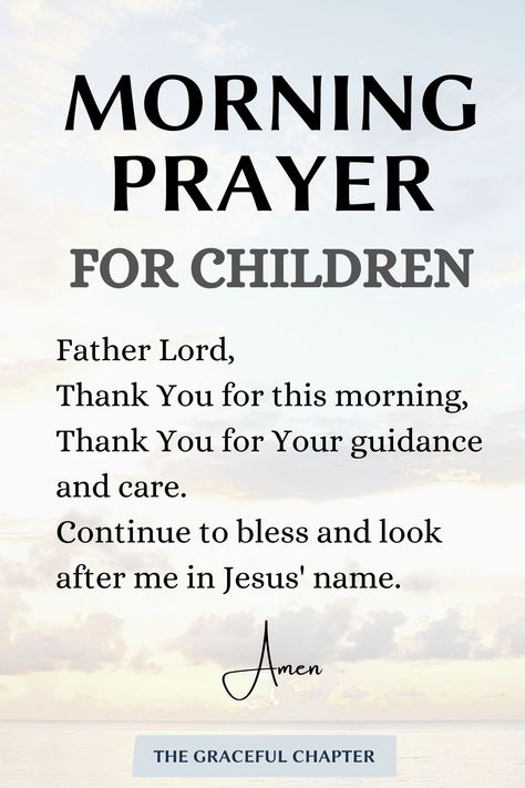 Morning Prayers Short, Kids Morning Prayer Children, Pray For School, Short Prayer For School, Morning Prayer For Kids, Childrens Bedtime Prayer, Prayers Ideas, Morning Prayer For School, Prayer Schedule