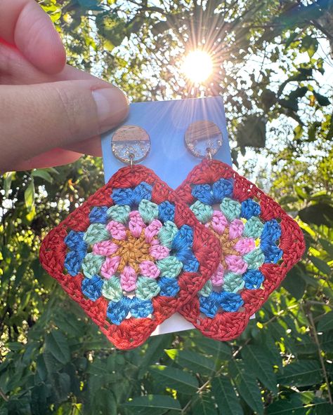 When I leave the house I typically have a pair of crochet earrings in. I love how they can instantly elevate an outfit and they are extremely light weight. I use @dmc_embroidery floss when creating all the earrings in my shop. #dmcembroideryfloss comes in so many color options that I can’t list them all. So I took some of my favorite colors to create a little RTS. I will list them in a @ 8:00 pm cst. I have rainbows, granny squares, butterflies and daisies. Which style are you looking to sna... Butterflies And Daisies, Time Of Our Lives, Dmc Embroidery, Dmc Embroidery Floss, Very Scary, Granny Squares, Light Weight Earrings, Embroidery Floss, Crocheted Item