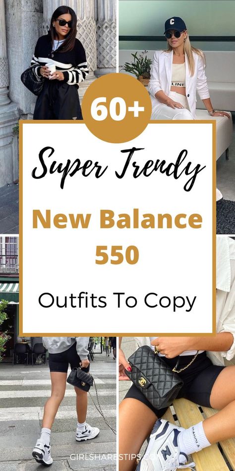 How to style New Balance 550 this year. | New Balance 550 outfit | new balance 550 | new balance 550 outfit women | new balance 550 outfit Aime Leon Dore | new balance 550 outfit aesthetic | new balance 550 outfit black girl | new balance 550 outfit green | new balance 550 outfit summer | new balance 550 outfit red | new balance 550 outfit white | new balance 550 outfit women street style | new balance 550 outfit style | sneakers fashion | sneakers outfit | chunky sneakers outfit Women New Balance 550 Outfit, Women’s New Balance 550 Outfit, How To Wear New Balance 550, Nb 550 Women Outfit, Bb 550 Outfit, New Balance 550 Outfit Leggings, Womens New Balance 550 Outfit, New Balance 559 Outfit, Black And White New Balance 550 Outfit