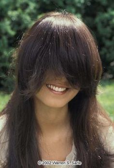 Pin by Justin Shaquille on Bangs covering both eyes/Blinding Bangs ... Hair Covering Eyes, Blinding Bangs, Bangs Covering Eyes, Bobs Bangs, Hair On Face, Long Fringe Hairstyles, Hair Covering, Cover Face, Female Hair