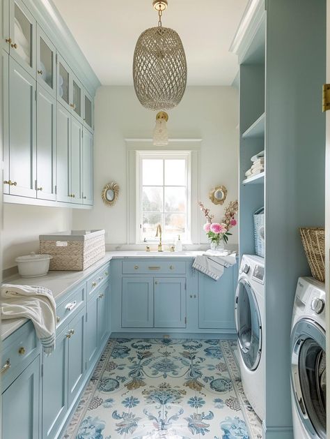 10+ Chic Boho Laundry Room Designs to Elevate Your Space - Home Made Graceful Boho Laundry Room Ideas, Beach House Laundry Room, Boho Laundry Room, Boho Laundry, Laundry Room Makeovers, Yellow Laundry Rooms, Laundry Room Designs, Country Laundry Rooms, Laundry Room Colors