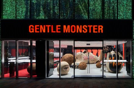 FRAME | Gentle Monster sets a new benchmark for experiential retail with a mega-flagship in Beijing Gentle Monster Store, Retail Store Interior Design, Retail Store Interior, New China, Dover Street Market, Behind The Glass, Glass Facades, Gentle Monster, Store Design Interior