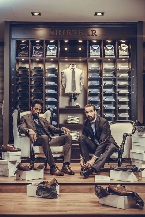 Mens Fashion Shop Interior Retail Stores, Suits Store Design, Men Store Design, Suit Shop Design, Mens Clothing Shop Interior, Clothing Store Displays Men's, Mens Clothing Store Interior Design, Men Clothing Store Design Ideas, Mens Store Display