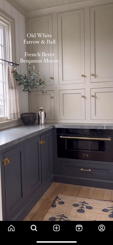 Kitchen Wood Paneling, Fireplace In Bathroom, Windows In Kitchen, Pocket Office, Laundry Room/mud Room, Blue Kitchen Cabinets, Lexington Home, House Color Palettes, Kitchen Wood