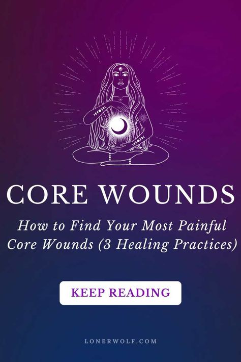 Finding our core wounds is a potent form of Soul work in the sense that it shines a light on the densest blockages that obscure our True Nature. Like dark clouds that obscure the sun, our core wounds dim the Light within us, causing us to feel dull, empty, and alone inside. Learn how to discover your core wounds in this article ...  #corewounds Core Wounds, Spiritual Awakening Higher Consciousness, Soul Work, Spiritual Awakening Quotes, Spiritual Awakening Signs, Healing Practices, Prayer Changes Things, Soul Growth, Inner Work