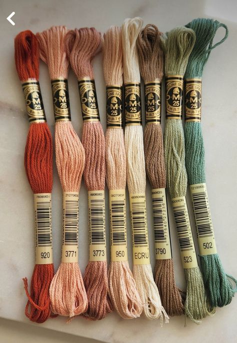 Jennifer Clouston, Floss Crafts, Embroidery Floss Crafts, Cross Stitch Floss, Colour Shades, Bracelet Inspo, Color Pallete, Cross Stitch Thread, Yarn Thread