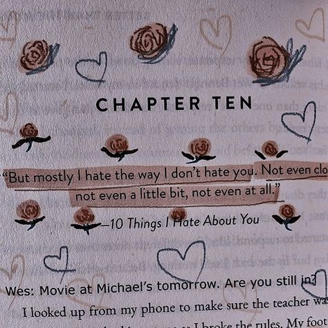 About You Quotes, Annotated Books, Quotes Icons, Thought Daughter, Lynn Painter, Movie Collage, Rom Coms, Better Than The Movies, 10 Things I Hate About You