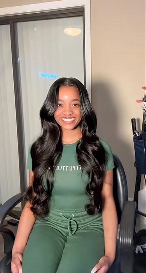 Sweet 16 Hairstyles Straight Hair, Full Side Part Sew In, 26 Inch Bussdown, Traditional Sew In Black Women, 30in Middle Part Buss Down, Straight See In Weave Middle Part Leave Out, Long Weave Middle Part, 30 In Sew In Weave, 20 Inch Bussdown Middle Part