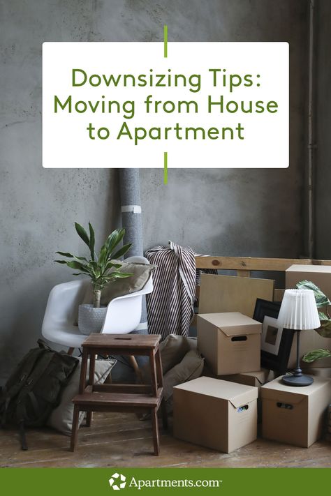 Downsizing To An Apartment, Cleaning Apartment Move In, Tips For Moving Into An Apartment, Tips For Downsizing House, Downsizing Your Home, How To Clean An Apartment For Move In, How To Downsize Your Home For A Move, Ways To Make Moving Easier, Downsizing House