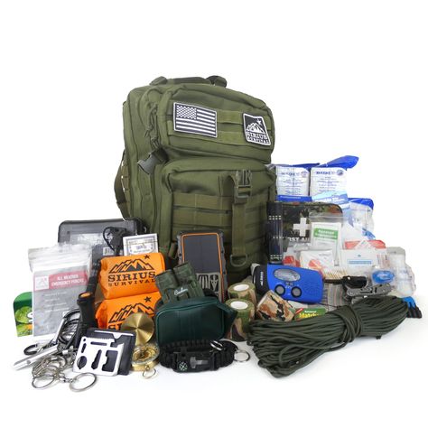 Emergency Backpack, Survival Card, Survival Backpack, Army Gears, Emergency Survival Kit, Waterproof Matches, Survival Skills Life Hacks, Survival Bag, Emergency Bag