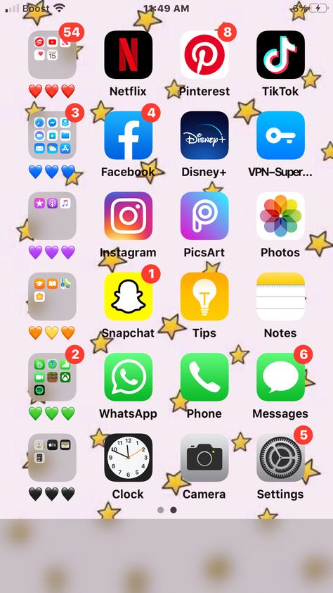 Cute Way To Organize Phone, How To Organize My Apps On My Phone, How To Make You Phone Look Cute And Organized, Ideas For Organizing Your Phone Apps, Aesthetic Phone Organization Iphone, Cute Ways To Organize Your Phone Apps, Ways To Organise Your Phone Apps, Aesthetic Ways To Organize Your Phone, Ways To Organize Your Phone Apps