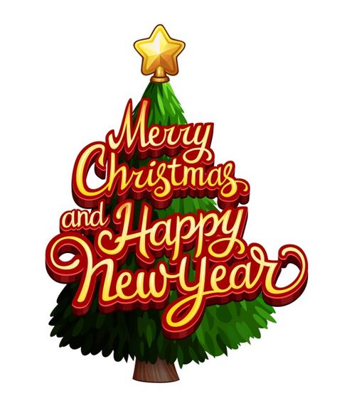 Merry Christmas And Happy New Year 2025, Merry Christmas And A Happy New Year, Merry Christmas Images Cute, Merry Christmas Sign Printable, Happy Christmas Images, Light Typography, Happy Holidays Images, New Year Stickers, Merry Christmas Typography