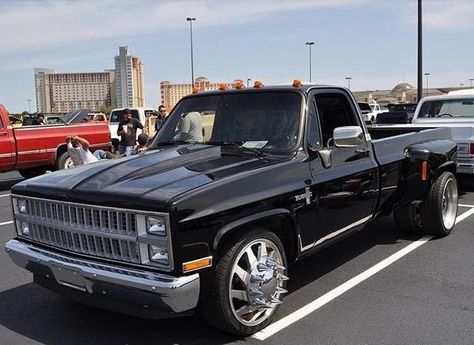 Dually Dually Kings, Gmc Dually, Squarebody Chevy, Chevy Dually, Dropped Trucks, Dually Trucks, Lowered Trucks, C10 Chevy Truck, Custom Chevy Trucks