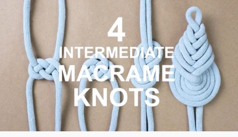 Josephine knots, sailor knot, pipa knot Advanced Macrame, Rock Wrapping, Sailors Knot, Sailor Knot, Nautical Knots, Survival Skills Life Hacks, Sailor Knots, Knots Tutorial, Macrame Knots